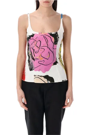 Marni Dames, Tops, Veelkleurig, Maat: XS Katoen