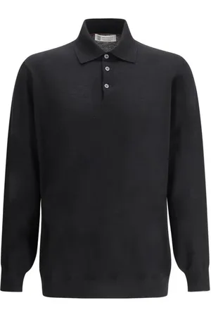Brunello Cucinelli Heren, Tops, Zwart, Maat: S Wol