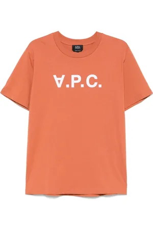 A.P.C. Heren, Tops, Oranje, Maat: M Velours