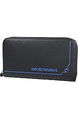 Emporio Armani Heren, Accessoires, Zwart, Maat: ONE Size Leer