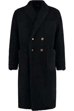 Thom Browne Heren, Mantels, Zwart, Maat: 2XL