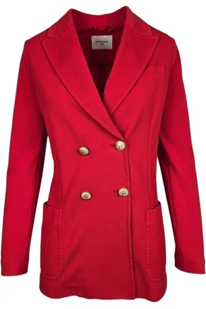 Circolo Dames, Mantels, Rood, Maat: L