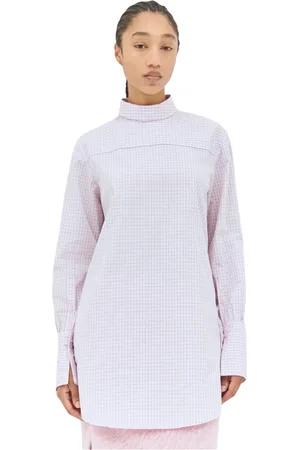 DRIES VAN NOTEN Dames, Blouses & Shirts, Roze, Maat: S Katoen