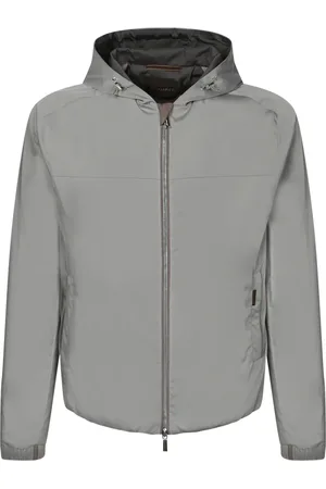 MOORER Heren, Jassen, Grijs, Maat: 2XL Poliester