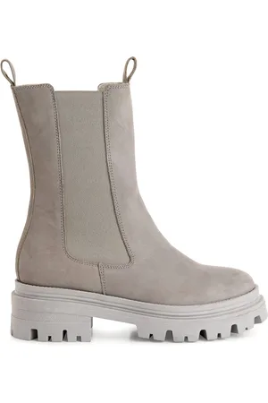 Tamaris Dames, Schoenen, Grijs, Maat: 38 EU Leer