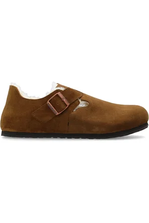 Birkenstock Heren, Schoenen, Bruin, Maat: 45 EU Suède