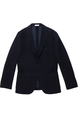 Boglioli Heren, Jassen, Blauw, Maat: XL Wol