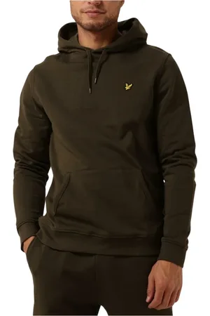 Lyle & Scott Heren, Sweatshirts & Hoodies, Groen, Maat: M Katoen