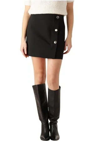 Twin-Set Dames, Rokken, Zwart, Maat: 2XS Zijde