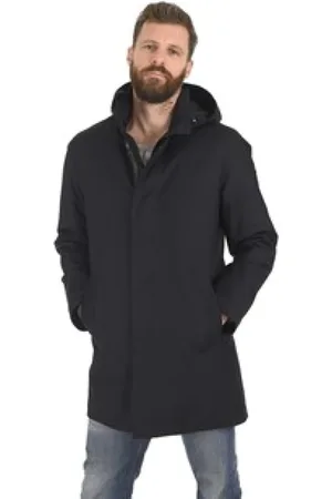Mackage Heren, Mantels, Blauw, Maat: 4XS Nylon