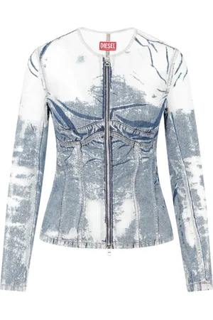 Diesel Dames, Jassen, Veelkleurig, Maat: XS Katoen