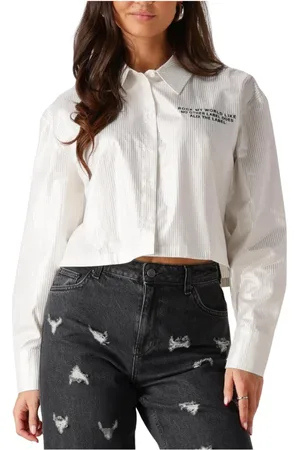 Alix the label Dames, Blouses & Shirts, Wit, Maat: L