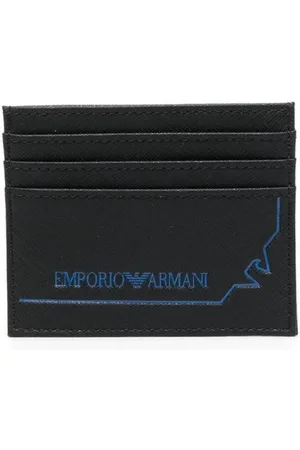 Emporio Armani Heren, Accessoires, Zwart, Maat: ONE Size Leer