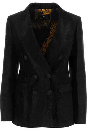 Etro Dames, Jassen, Zwart, Maat: M Viscose