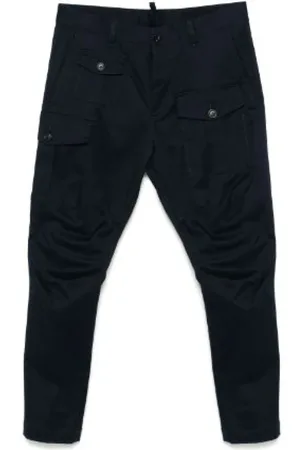 Dsquared2 Heren, Broeken, Blauw, Maat: XL Katoen