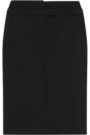 Sportmax Dames, Rokken, Zwart, Maat: XS Wol