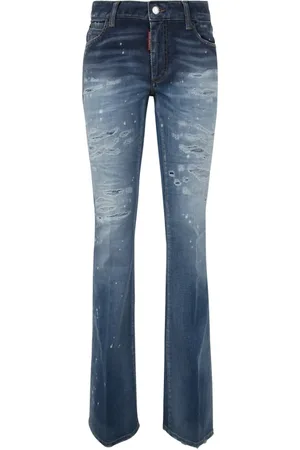 Dsquared2 Dames, Jeans, Blauw, Maat: 2XS Denim