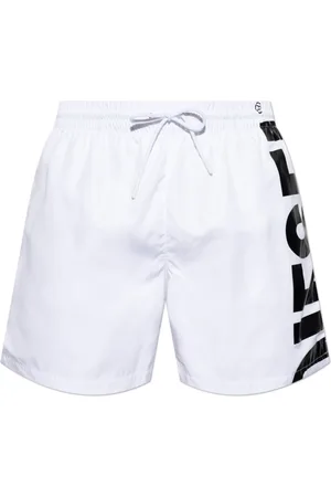 Diesel Heren, Badkleding, Wit, Maat: M Poliester