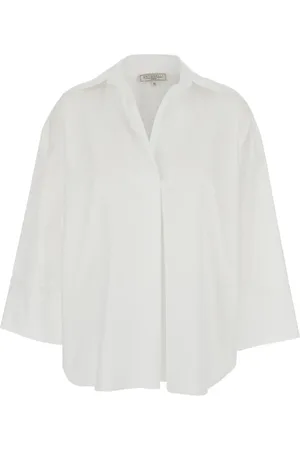 ANTONELLI Dames, Blouses & Shirts, Wit, Maat: S Katoen
