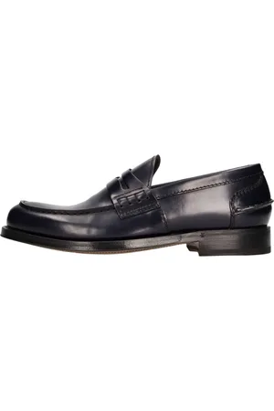 Green george Heren, Schoenen, Blauw, Maat: 45 EU Leer