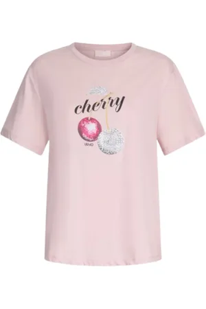 Liu Jo Dames, Tops, Roze, Maat: XL Katoen