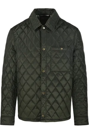 Burberry Heren, Jassen, Groen, Maat: M Polyamide