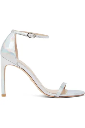 Stuart Weitzman Dames, Schoenen, Grijs, Maat: 39 EU Leer