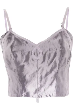 Maison Margiela Dames, Tops, Paars, Maat: 2XS