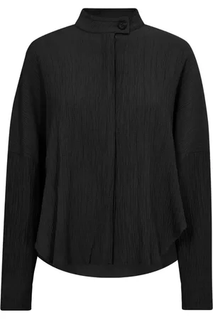 Co`Couture Dames, Blouses & Shirts, Zwart, Maat: L Linnen