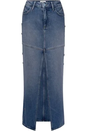 Fabienne Chapot Dames, Rokken, Blauw, Maat: S Denim