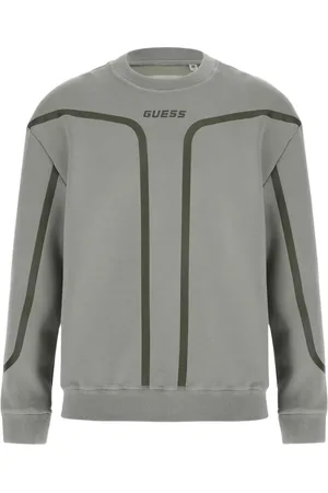 Guess Heren, Sweatshirts & Hoodies, Groen, Maat: S Viscose