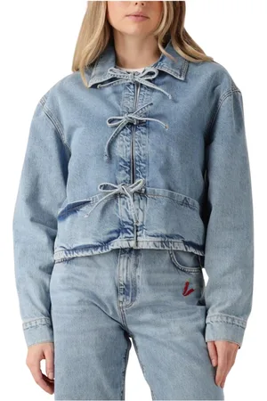 Harper & Yve Dames, Jassen, Blauw, Maat: XS Denim