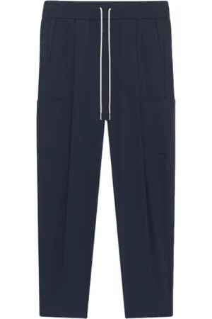 Drôle de Monsieur Heren, Broeken, Blauw, Maat: XL Katoen
