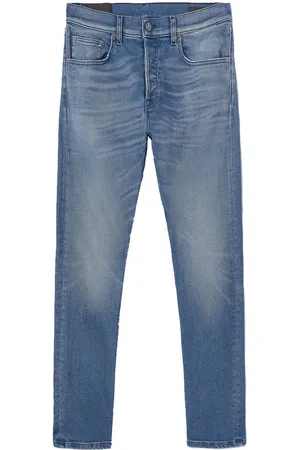 Dondup Heren, Jeans, Blauw, Maat: W35 Katoen