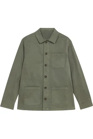 Brooks Brothers Heren, Jassen, Groen, Maat: M Katoen