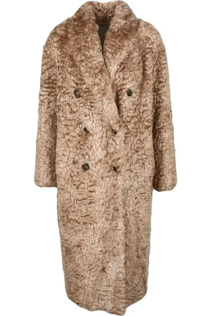 Brunello Cucinelli Dames, Mantels, Bruin, Maat: XS Wol