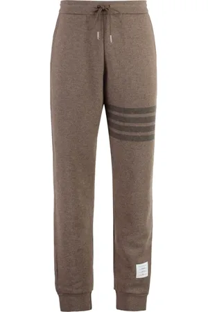 Thom Browne Heren, Broeken, Bruin, Maat: S Wol