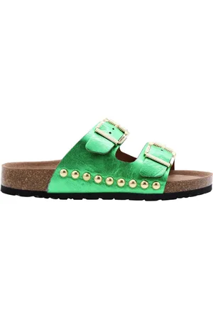 DWRS Dames, Schoenen, Groen, Maat: 36 EU Synthetisch