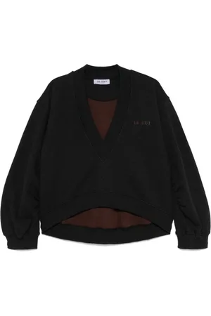 The Attico Dames, Sweatshirts & Hoodies, Zwart, Maat: XS Katoen