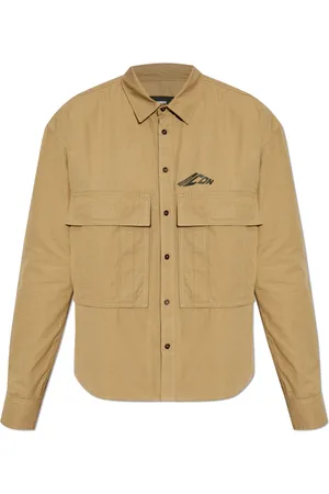 Dsquared2 Heren, Overhemden, Groen, Maat: S Katoen