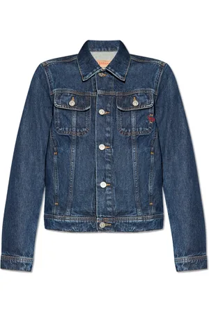 Diesel Dames, Jassen, Blauw, Maat: S Denim