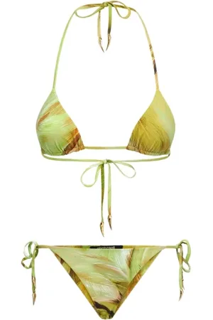 Roberto Cavalli Dames, Badkleding, Groen, Maat: M