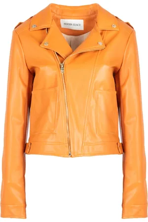 Silvian Heach Dames, Jassen, Oranje, Maat: L Leer