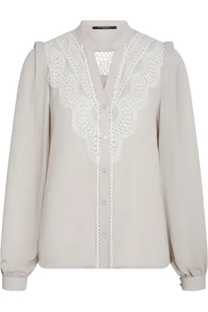 Bruuns Bazaar Dames, Blouses & Shirts, Grijs, Maat: S Poliester