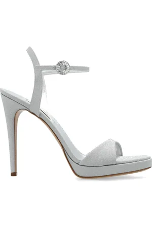 Casadei Dames, Schoenen, Grijs, Maat: 38 1/2 EU Poliester