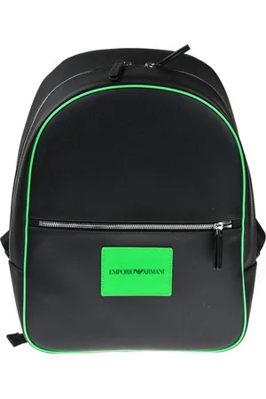 Emporio Armani Heren, Tassen, Zwart, Maat: ONE Size Poliester