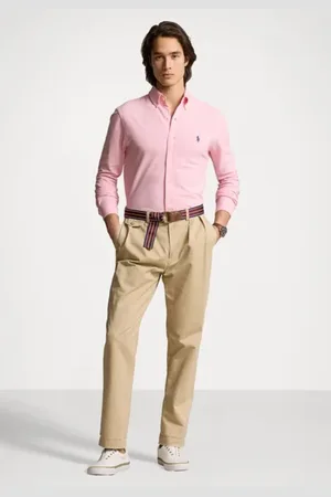 Ralph Lauren Heren, Overhemden, Roze, Maat: L Katoen