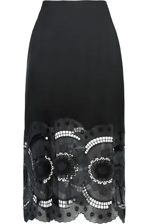 Stella McCartney Dames, Rokken, Zwart, Maat: 2XS Satijn