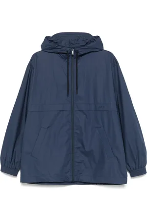A.P.C. Heren, Jassen, Blauw, Maat: M Katoen