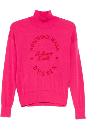 Moschino Dames, Truien, Roze, Maat: S
